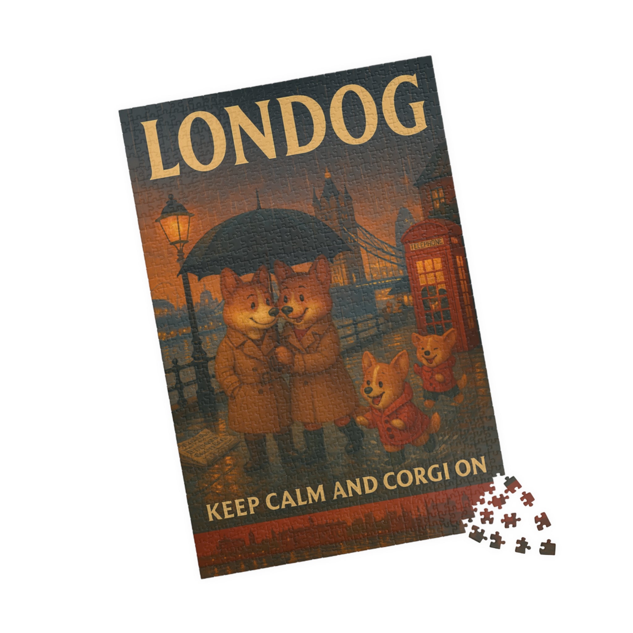 Londog Vintage Travel Poster Puzzle